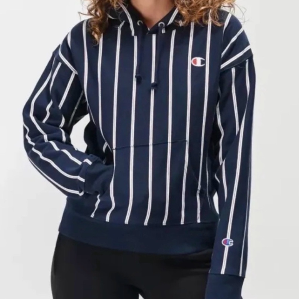 Women’s Champion Reverse Weave Striped Hoodie